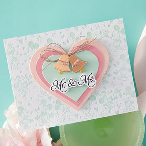Classic Mouse Wedding Accessories Etched Dies