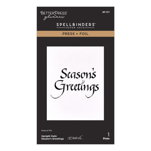 Upright Italic Holiday Sentiments Press + Foil Bundle by Paul Antonio