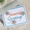 Upright Italic Season's Greetings Press + Foil Plate by Paul Antonio