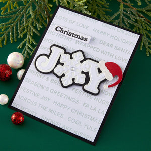 Snowflake Joy Stamp & Die Set by Lisa Horton