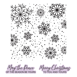 Winter Peace Press + Foil Plate & Die Set