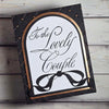 Copperplate To the Lovely Couple BetterPress Plate from the Copperplate On Your Wedding Day Collection by Paul Antonio