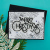 Poinsettia Corner Press + Foil Plate & Die Set