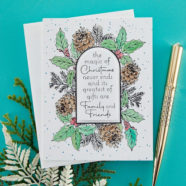 Magic of Christmas Frame Press Plates from the More BetterPress Christmas Collection