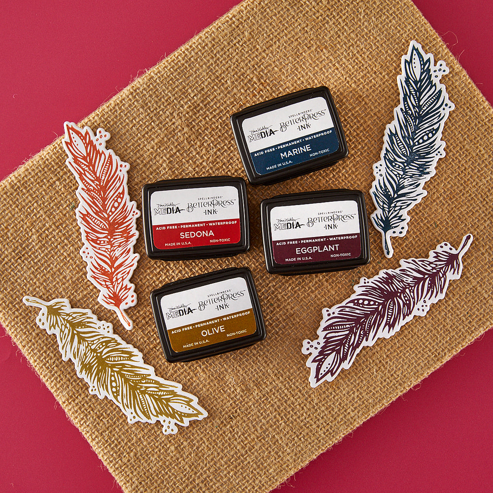 Earthy BetterPress Ink Mini Set by Dina Wakley