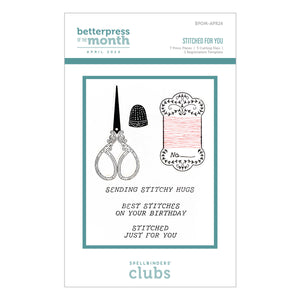 Stitched For You - Press & Foil Plate of the Month