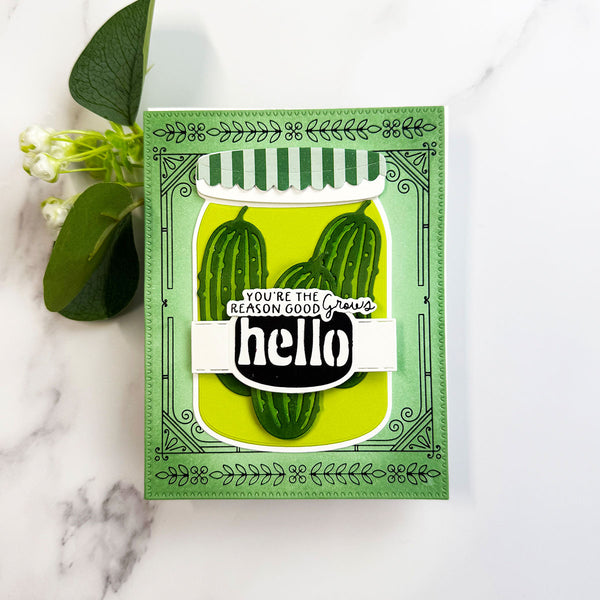 Seed Co. Border - Press & Foil Plate of the Month