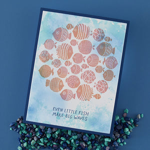 Fish Parade - Press & Foil Plate of the Month