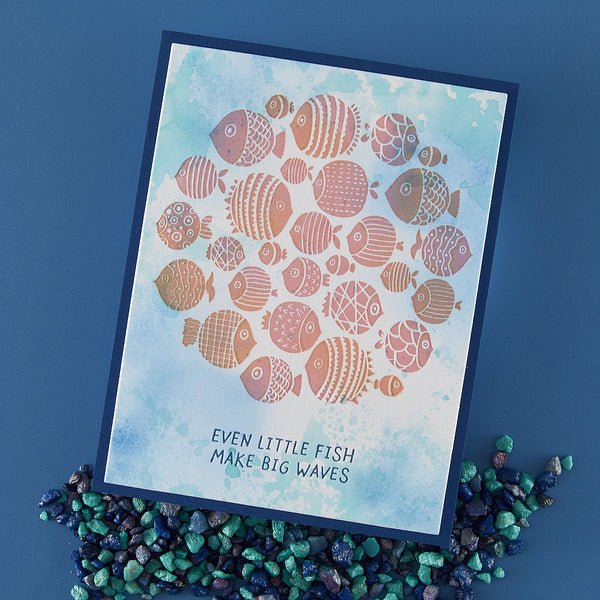 Fish Parade - Press & Foil Plate of the Month