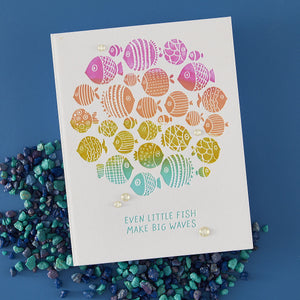 Fish Parade - Press & Foil Plate of the Month