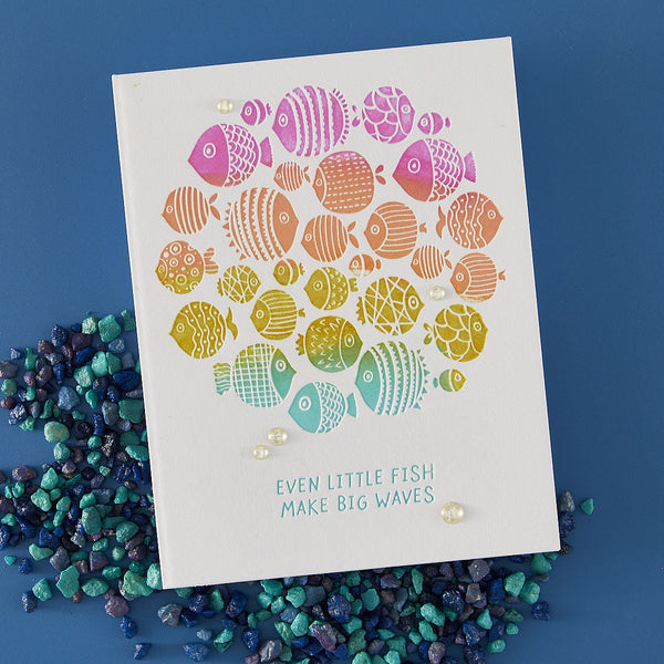 Fish Parade - Press & Foil Plate of the Month
