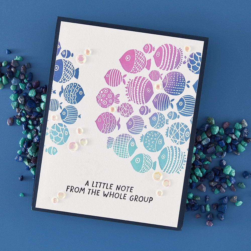 Fish Parade - Press & Foil Plate of the Month