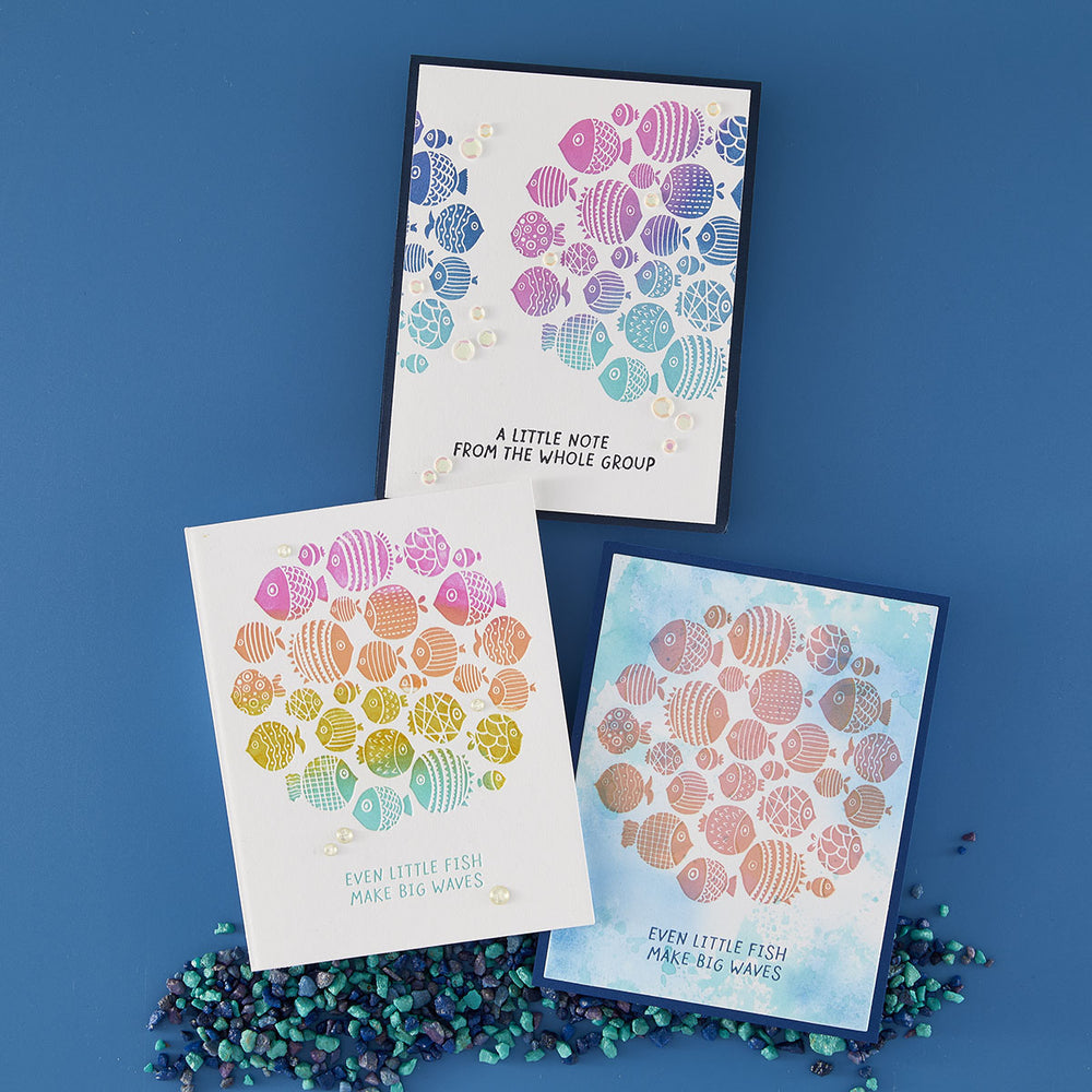 Fish Parade - Press & Foil Plate of the Month
