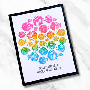 Fish Parade - Press & Foil Plate of the Month