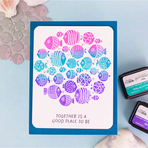 Fish Parade - Press & Foil Plate of the Month
