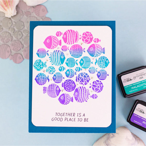 Fish Parade - Press & Foil Plate of the Month