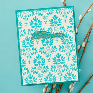 Luxe Damask -  Press & Foil Plate of the Month