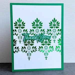 Luxe Damask -  Press & Foil Plate of the Month
