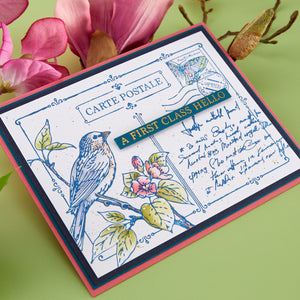 Post Card Hello - Press & Foil Plate of the Month