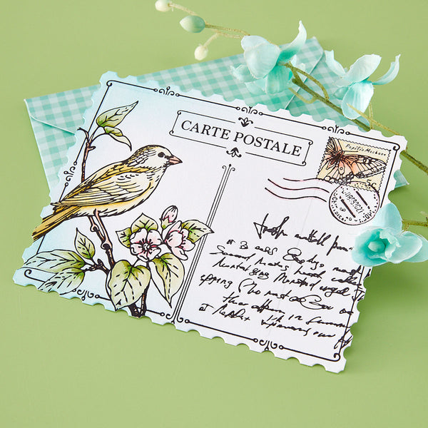Post Card Hello - Press & Foil Plate of the Month