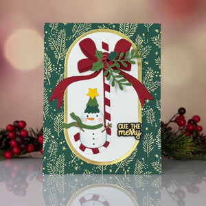 Festive Forest Press & Foil Plate of the Month - card project 12