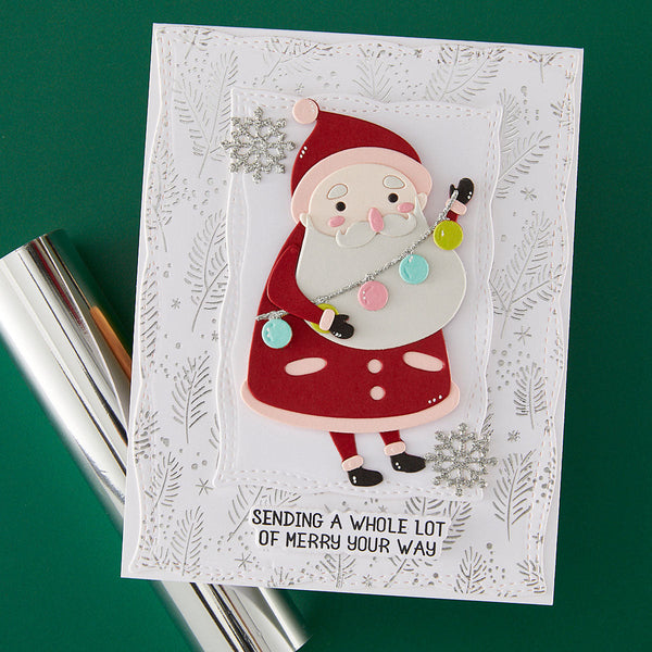 Festive Forest Press & Foil Plate of the Month - card project 2