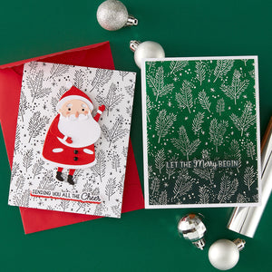 Festive Forest Press & Foil Plate of the Month - card project 5