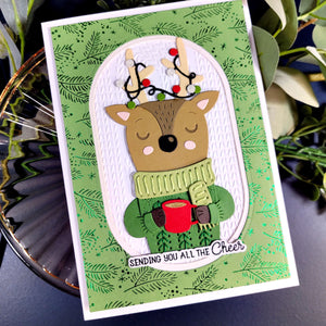 Festive Forest Press & Foil Plate of the Month - card project 6