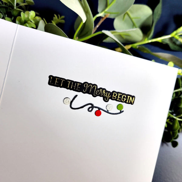 Festive Forest Press & Foil Plate of the Month - card project 7