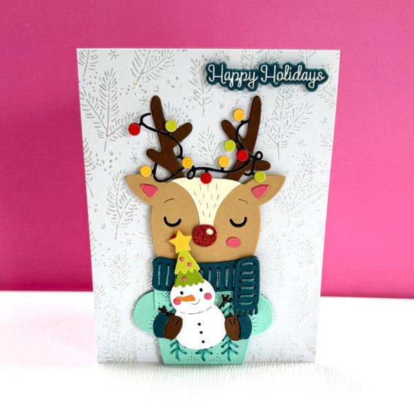 Festive Forest Press & Foil Plate of the Month - card project 9