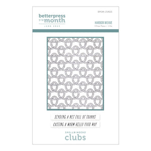Harbor Weave - Press & Foil Plate of the Month