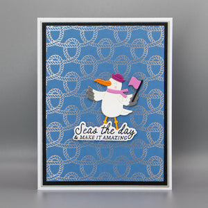 Harbor Weave - Press & Foil Plate of the Month