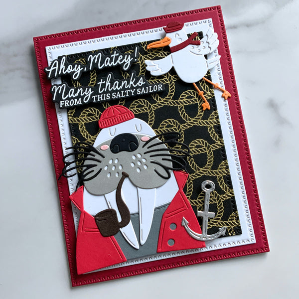 Harbor Weave - Press & Foil Plate of the Month