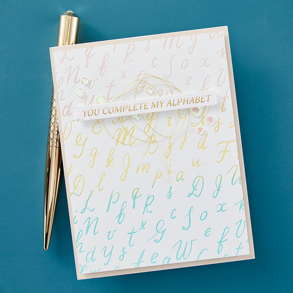 From A to Z -  Press & Foil Plate of the Month
