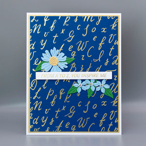 From A to Z -  Press & Foil Plate of the Month