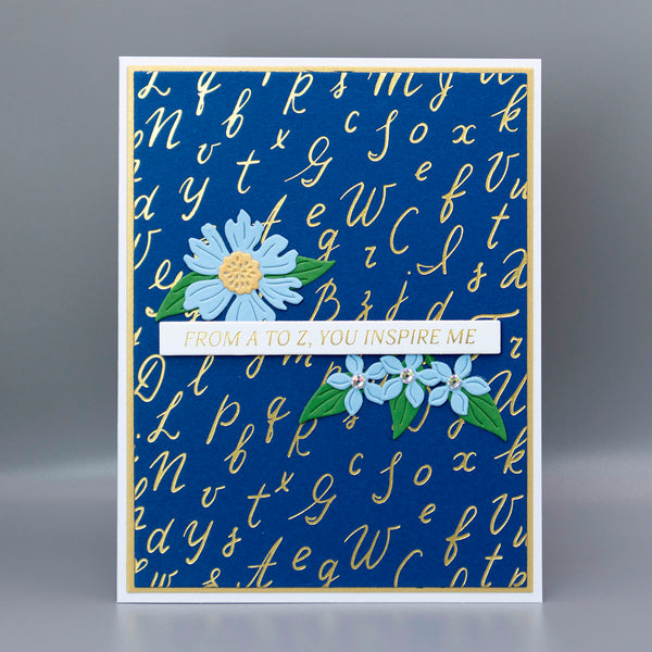 From A to Z -  Press & Foil Plate of the Month