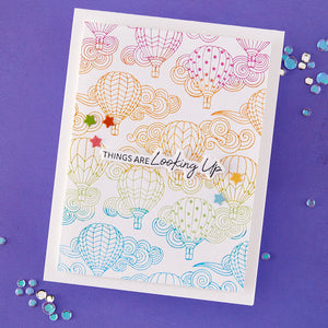 Up & Away - Press & Foil Plate of the Month