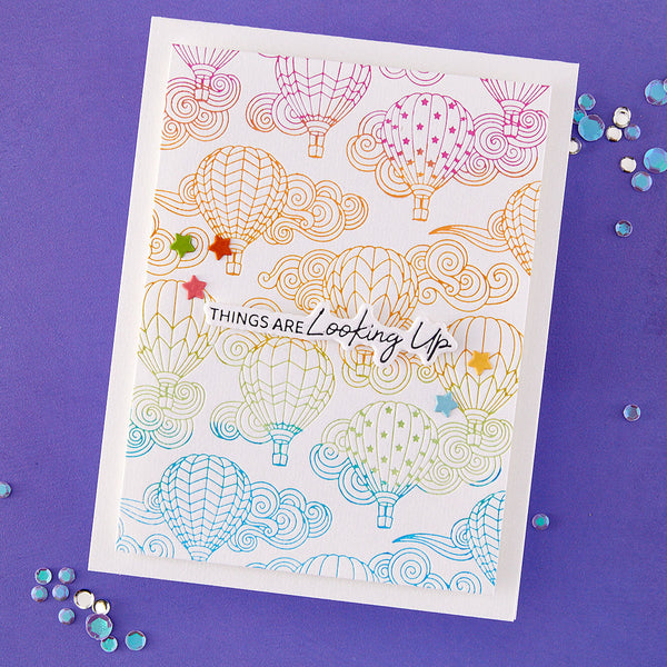 Up & Away - Press & Foil Plate of the Month