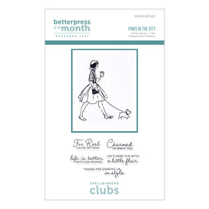 Paws In The City - Press & Foil Plate of the Month