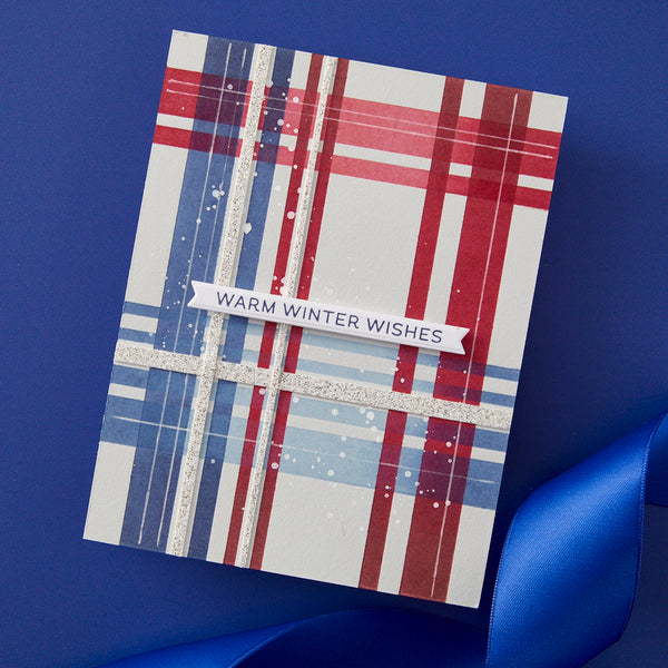 Design a Plaid - Press & Foil Plate of the Month