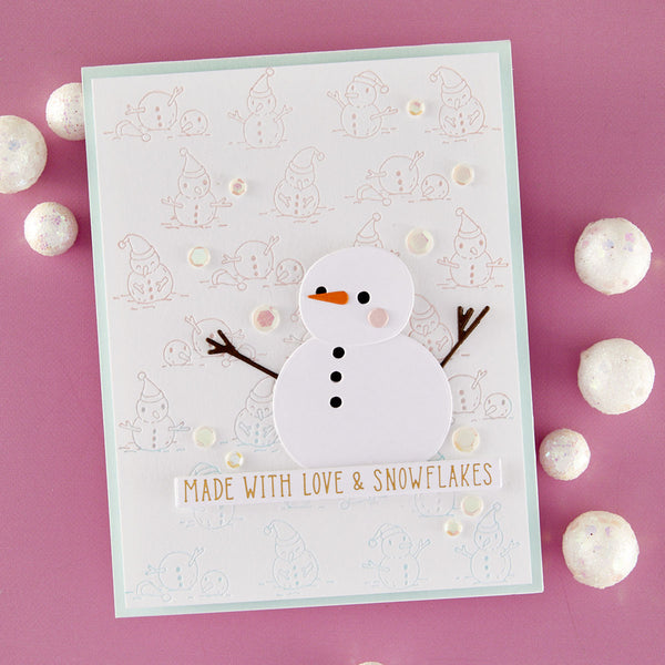 Made With Snowflakes - Press & Foil Plate of the Month