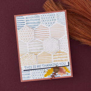 Sketchy Hexi - Press & Foil Plate of the Month