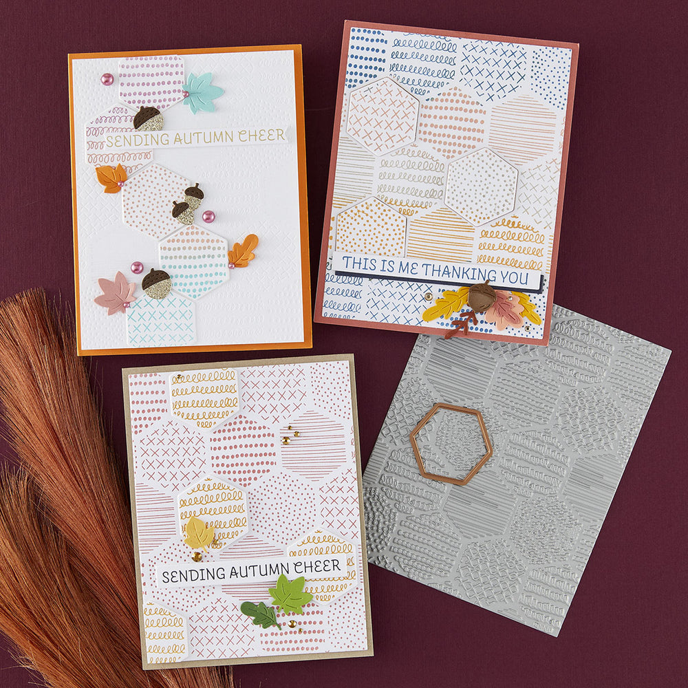 Sketchy Hexi - Press & Foil Plate of the Month