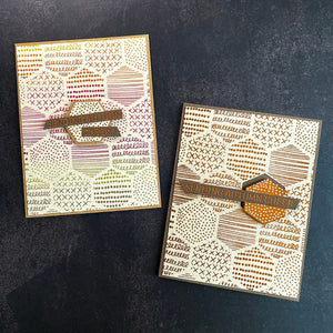 Sketchy Hexi - Press & Foil Plate of the Month