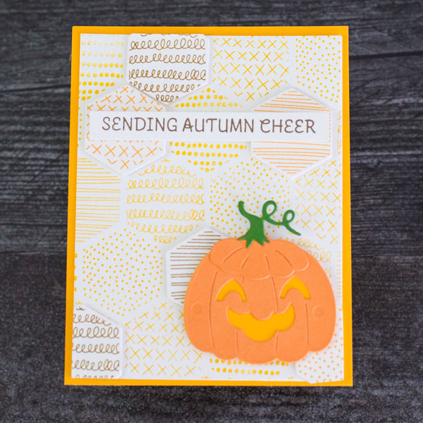 Sketchy Hexi - Press & Foil Plate of the Month
