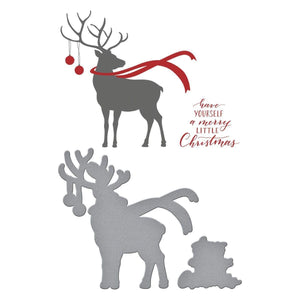 Dashing Reindeer Registration Press Plate & Die Set from the Home for the Holidays Collection
