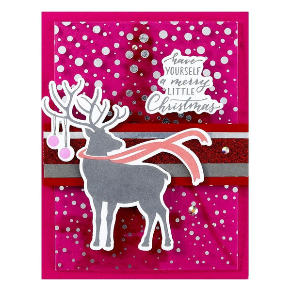 Dashing Reindeer Registration Press Plate & Die Set from the Home for the Holidays Collection