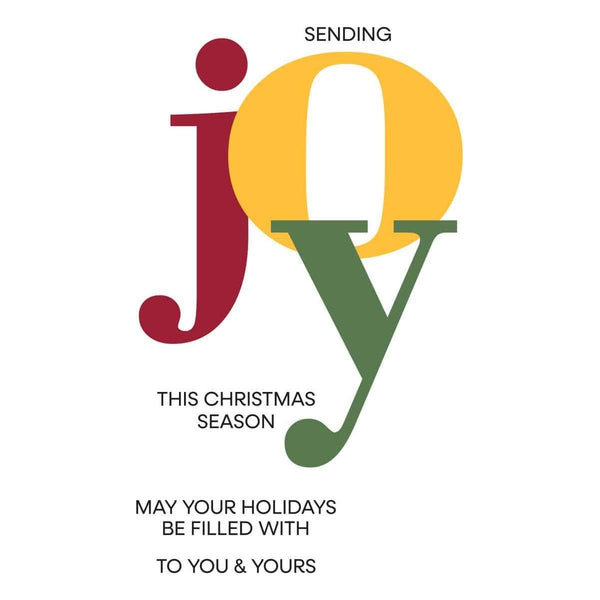 Color Mix Joy Registration Press Plates from the Home for the Holidays Collection