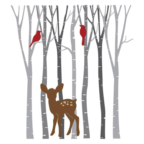 Birch Trees Registration Press Plates & Die Set