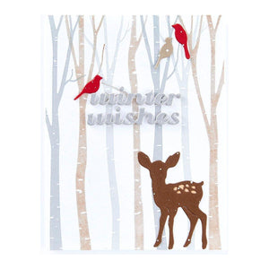 Birch Trees Registration Press Plates & Die Set